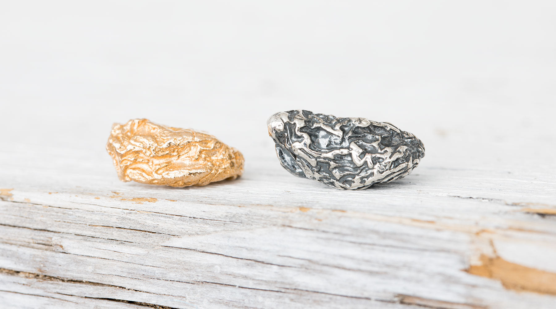 Rosine als Schmuckstück in Silber und Gold
