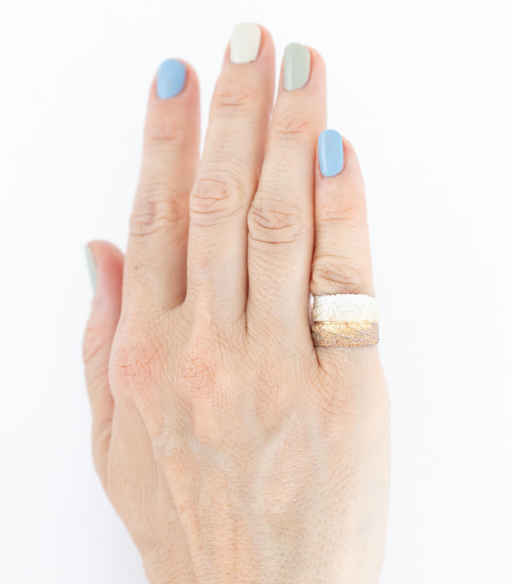 Salbei Ring Silber Gr. 54