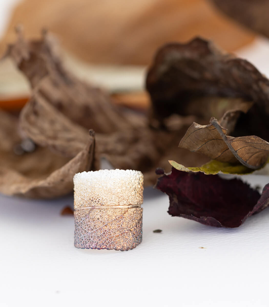 Silber Ring Salbei Gr. 59