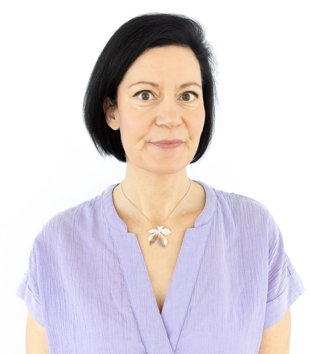 Kastanie Anhänger Silber