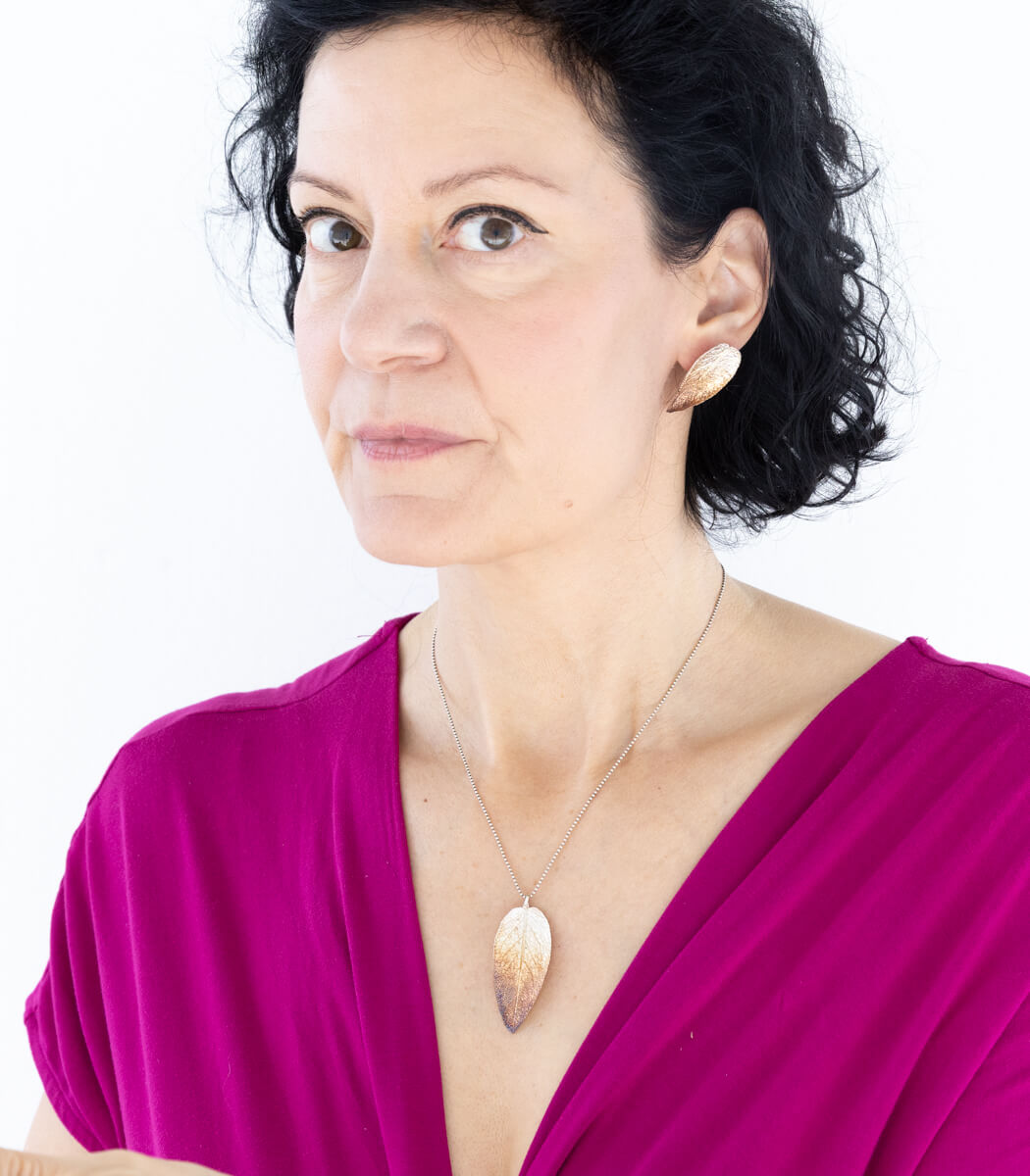 Salbeiblatt Anhänger Silber