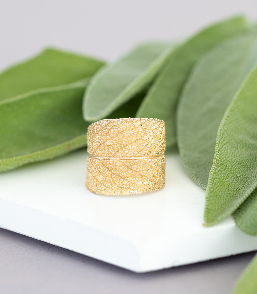 Salbei Ring Bronze Gr. 54