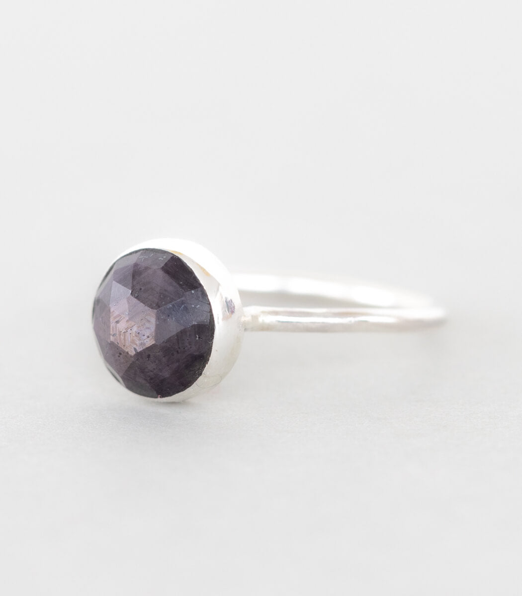 Stern Saphir Ring Silber Gr. 58