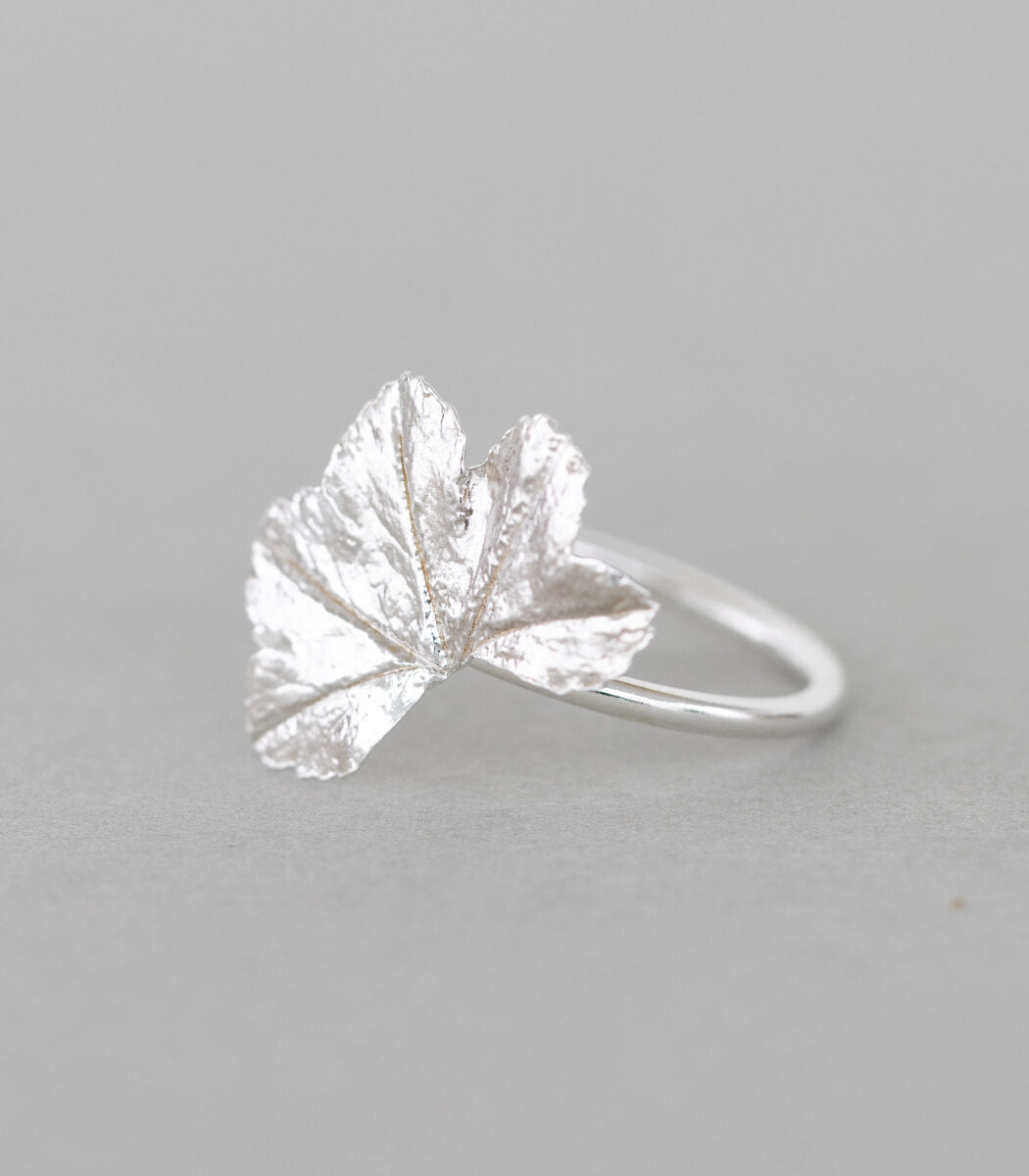 Frauenmantel Ring Silber Gr. 55