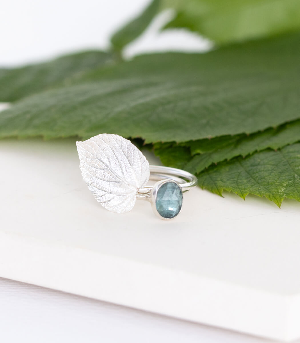 Kyanit blau Ring Silber Gr. 51