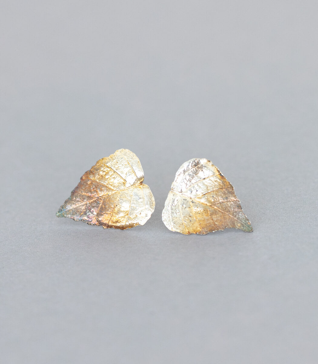 Birke Ohrstecker Silber