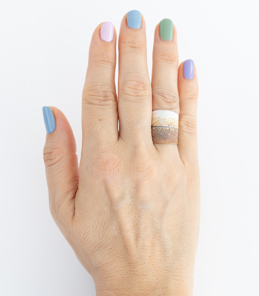 Salbei Ring Silber Gr. 55