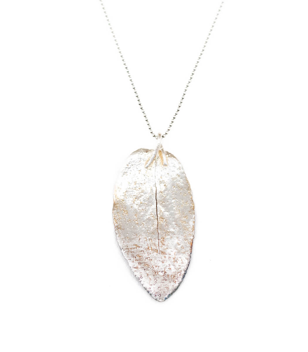 Salbeiblatt Anhänger Silber