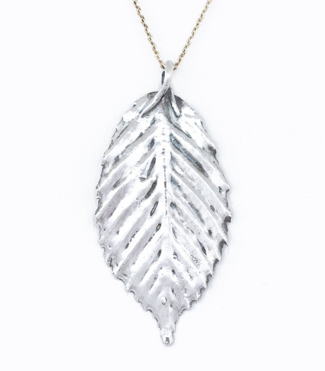 Hainbuche Anhänger Silber