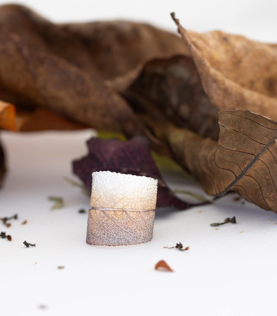 Silber Ring Salbei Gr. 57