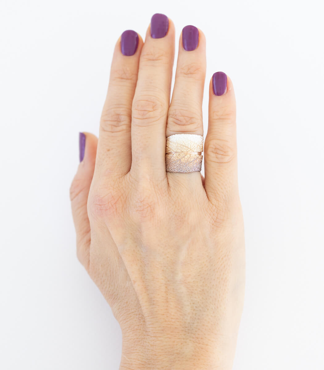 Salbei Ring Silber Gr. 55