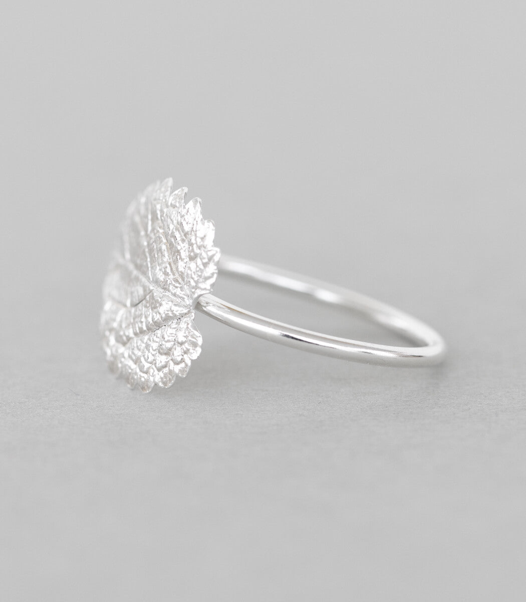 Brennnessel Ring Silber Gr. 60