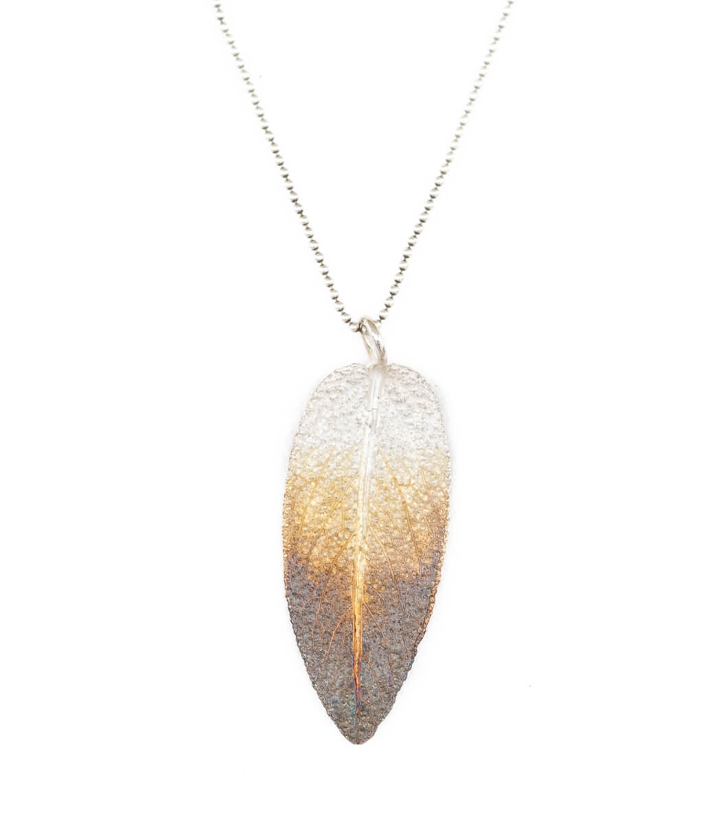 Salbeiblatt Anhänger Silber