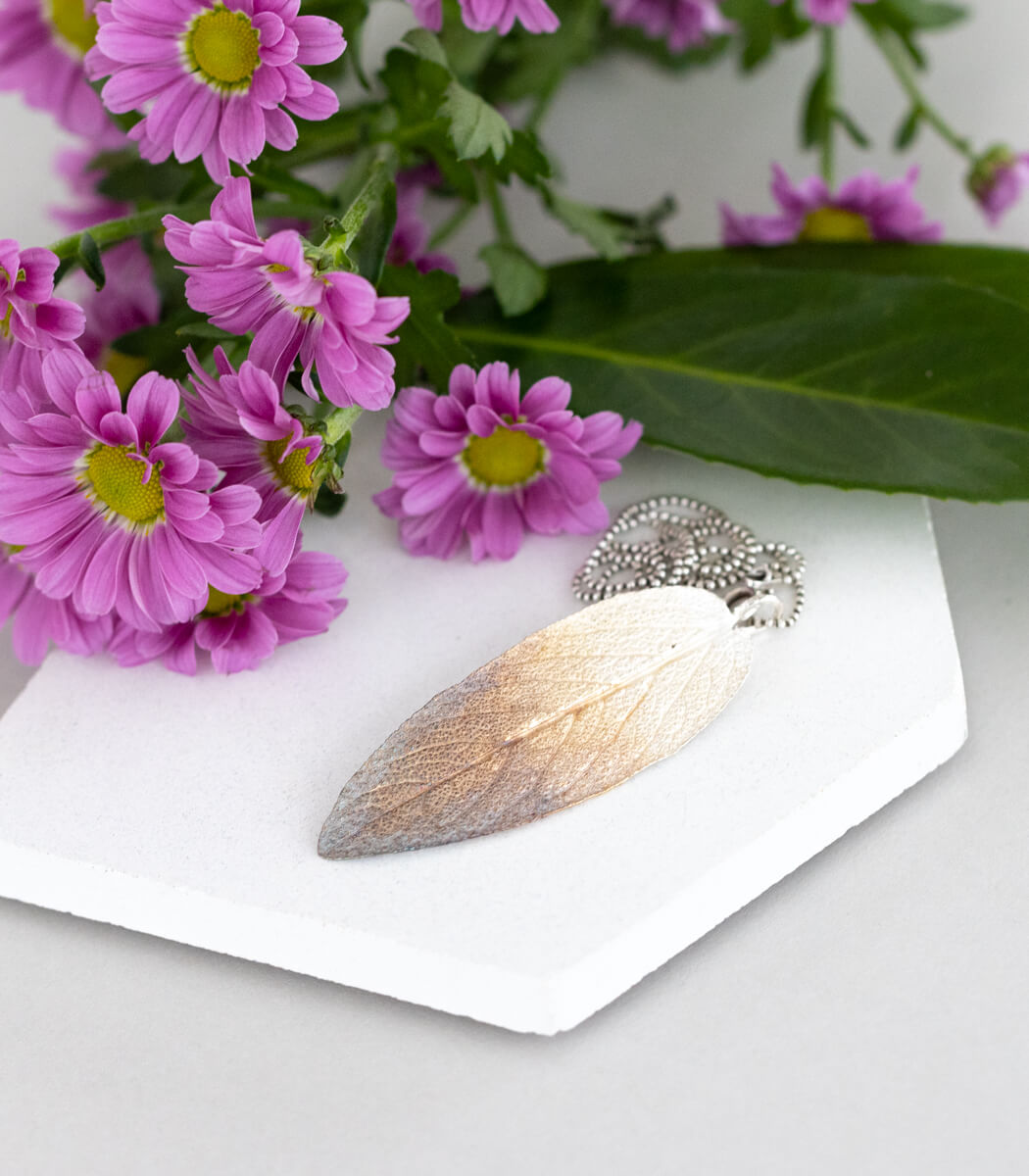 Salbeiblatt Anhänger Silber