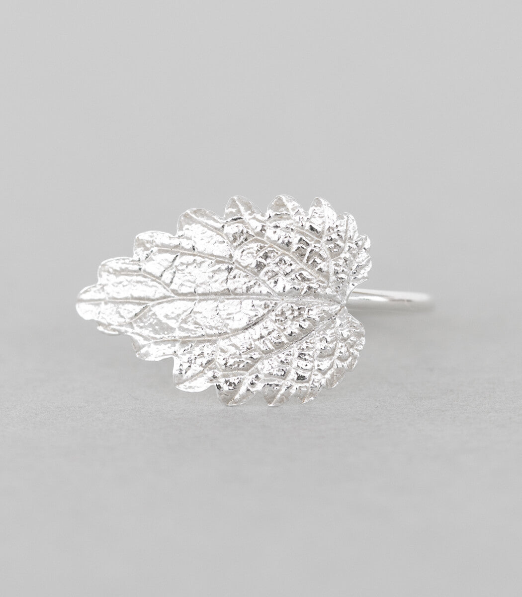 Brennnessel Ring Silber Gr. 60
