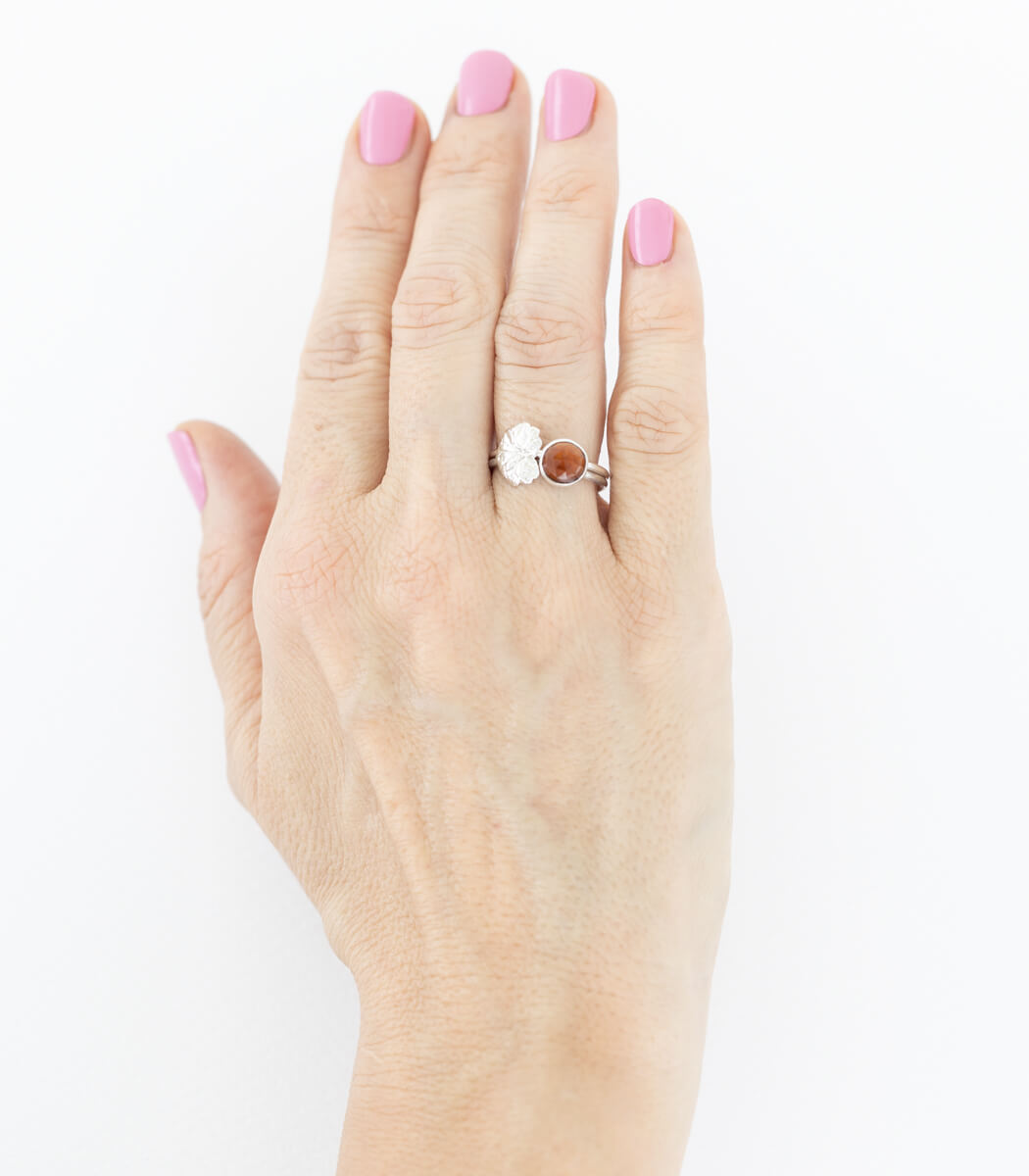 Gundermann Ring Silber Gr. 56