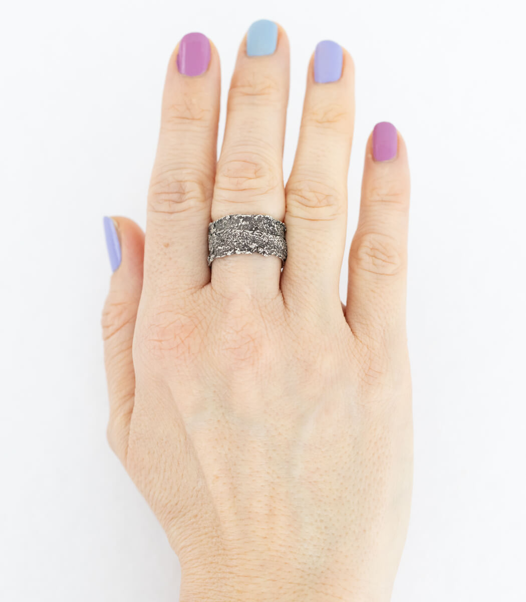 Earth Ring Silber Gr. 60
