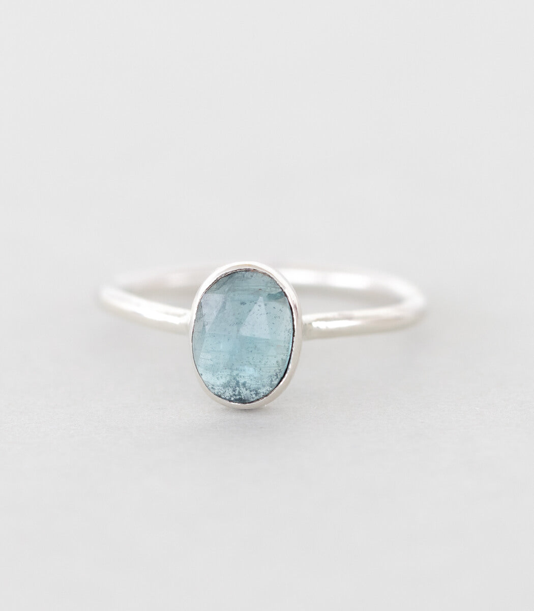 Kyanit blau Ring Silber Gr. 51