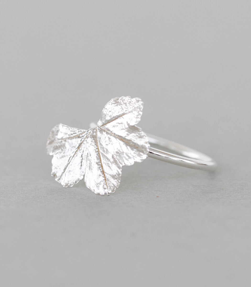 Frauenmantel Ring Silber Gr. 55