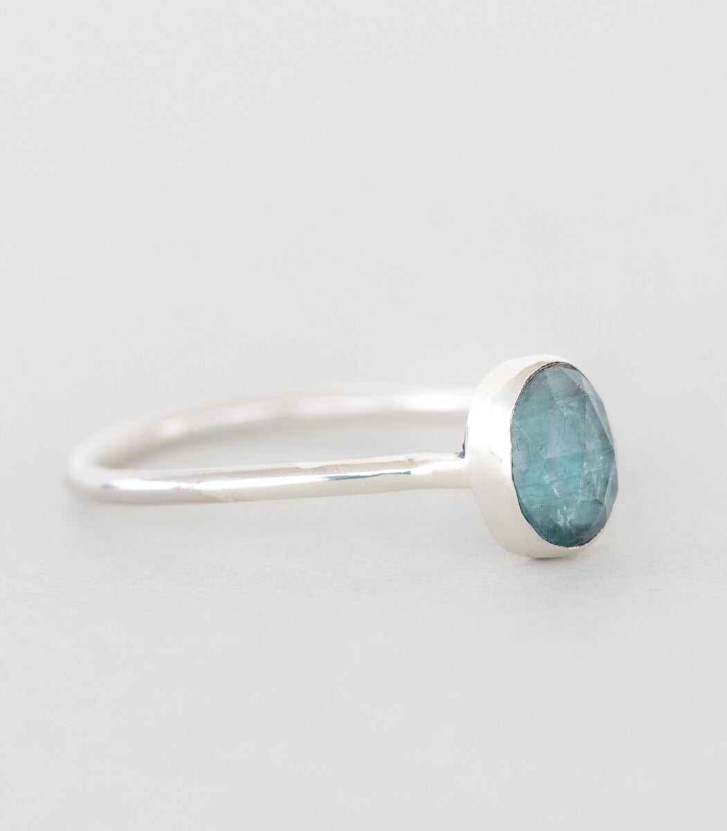 Kyanit blau Ring Silber Gr. 51