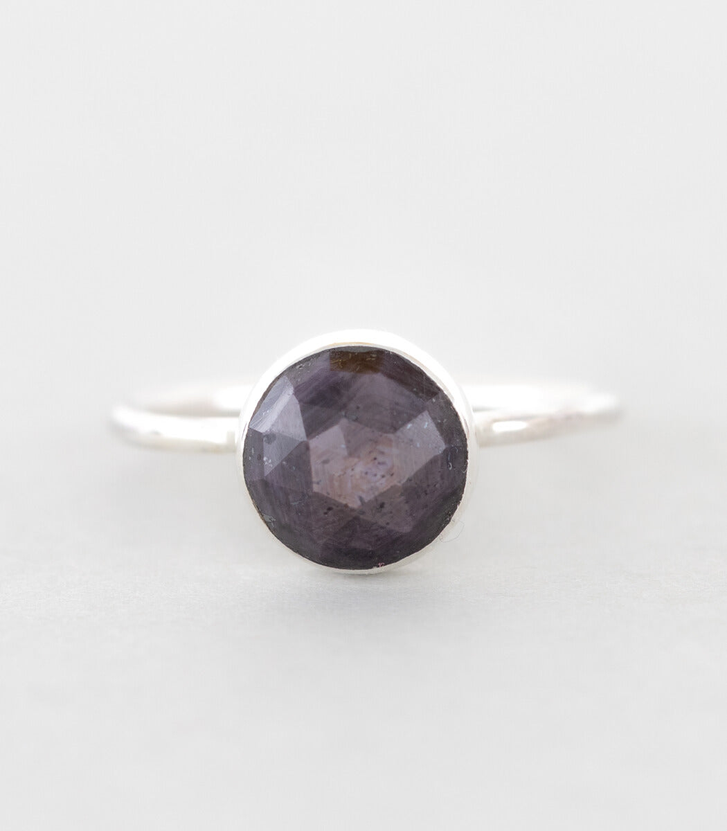 Stern Saphir Ring Silber Gr. 58