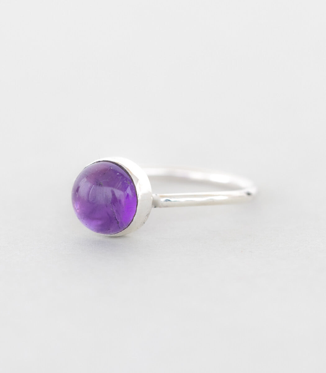 Amethyst Ring Silber Gr. 56