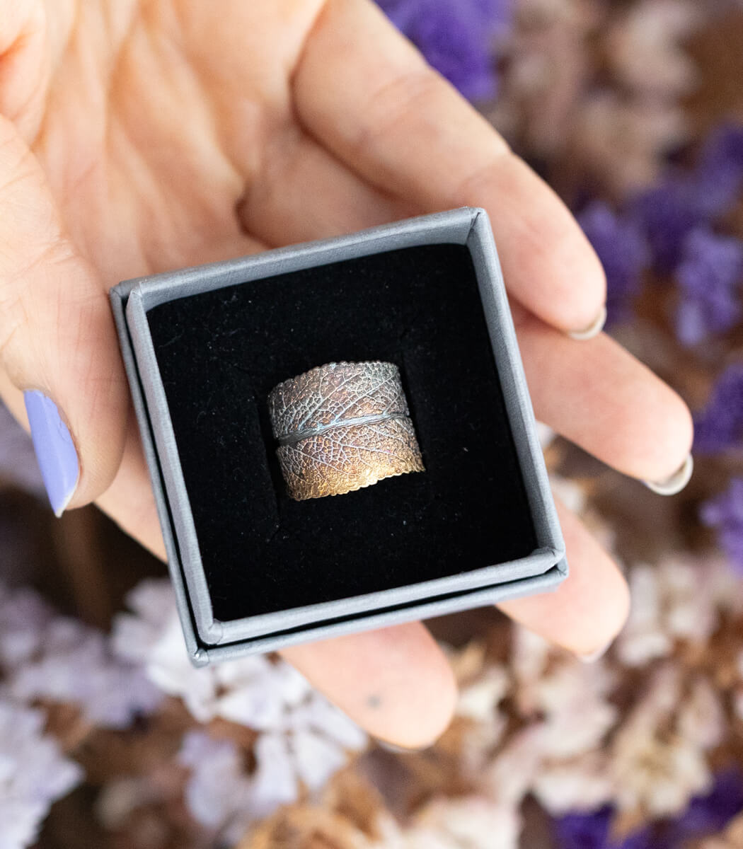 Salbei Ring Silber Gr. 51