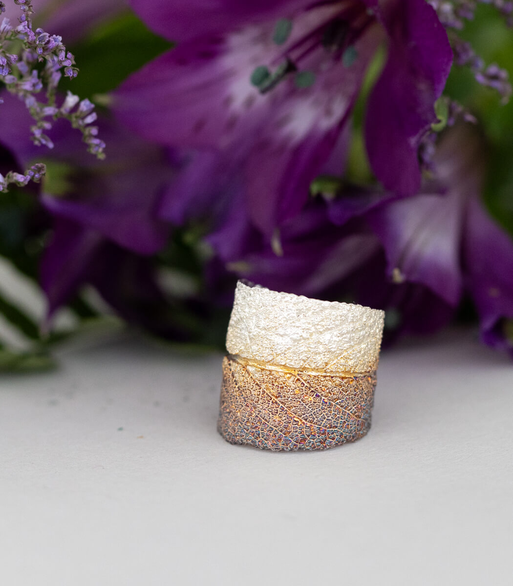 Silber Ring Salbei Gr. 57