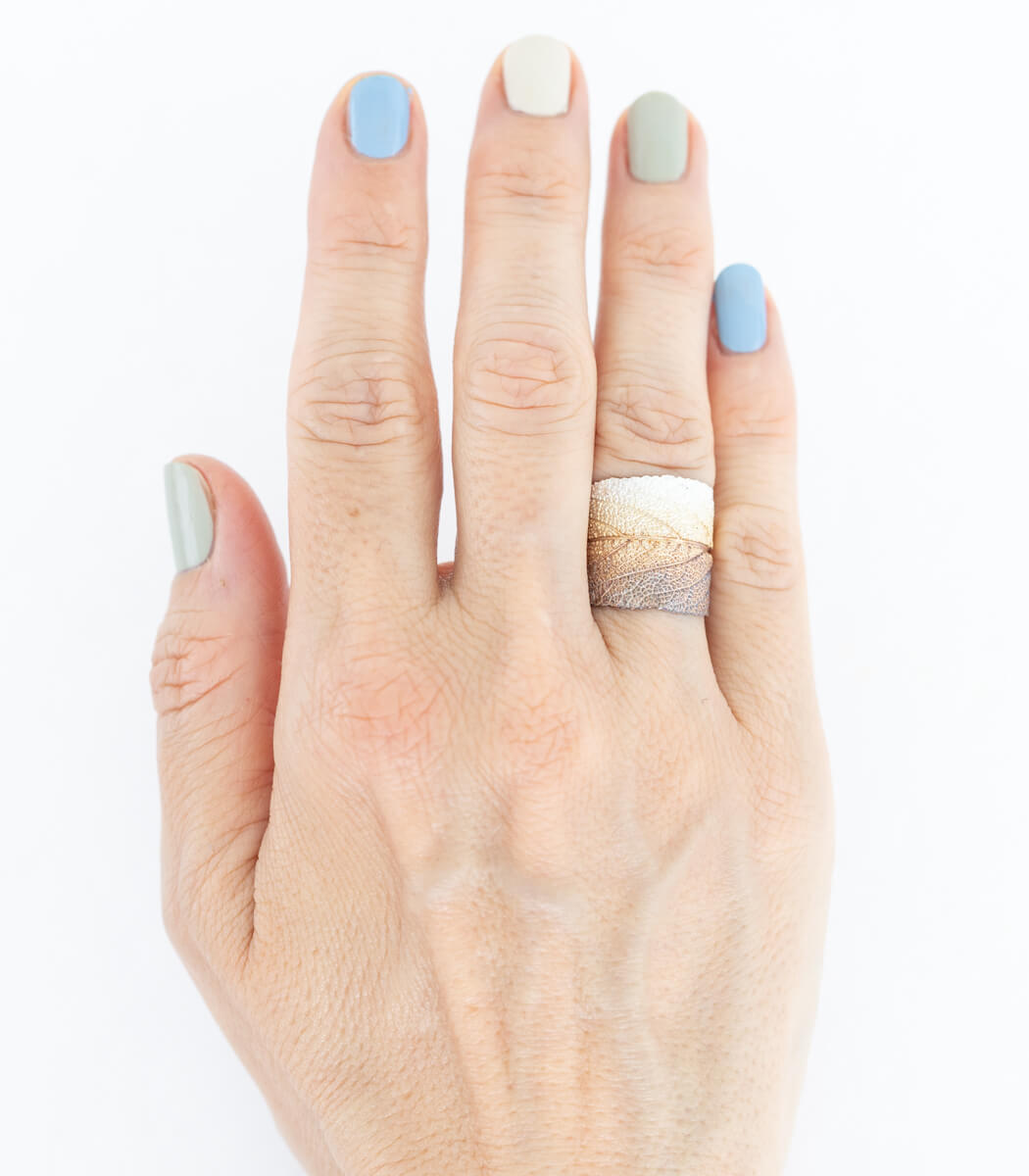 Silber Ring Salbei Gr. 56