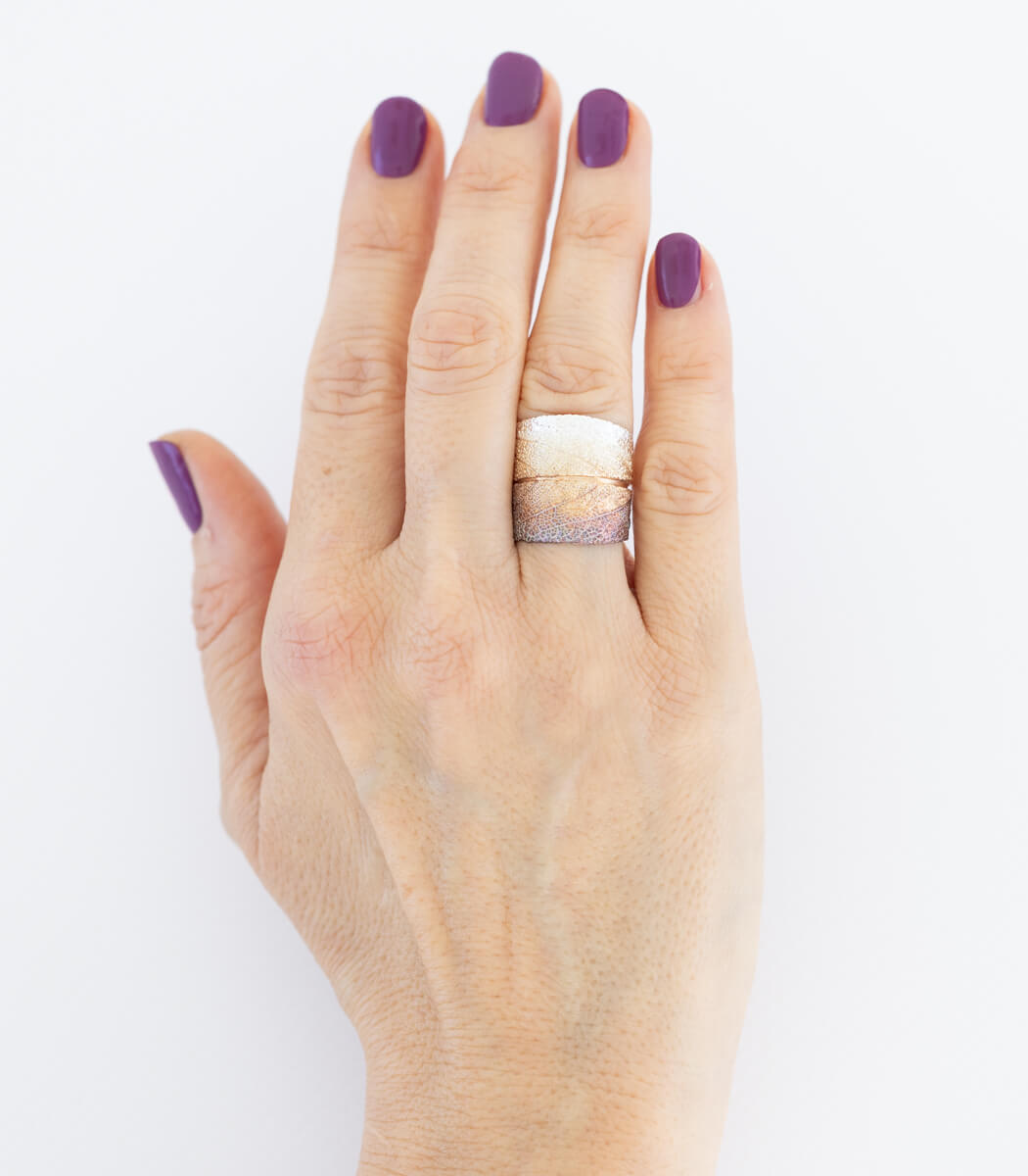 Silber Ring Salbei Gr. 56