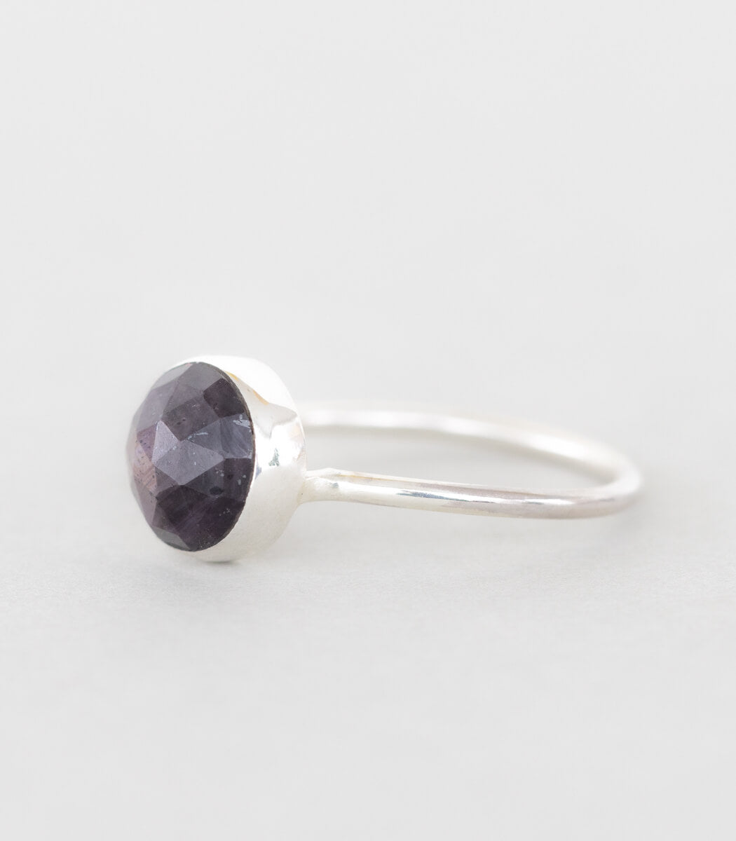 Stern Saphir Ring Silber Gr. 58