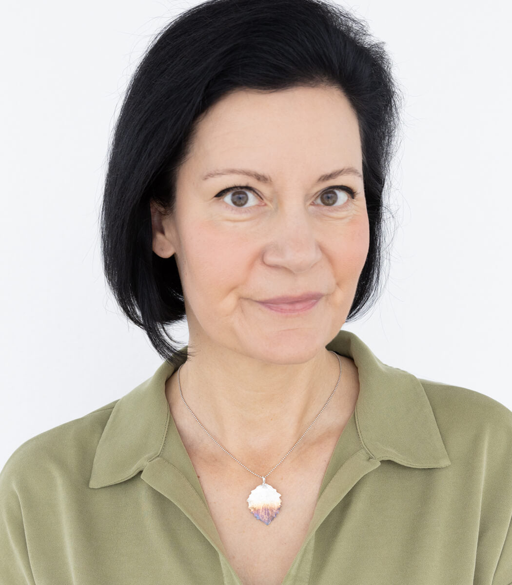 Pappel Anhänger Silber