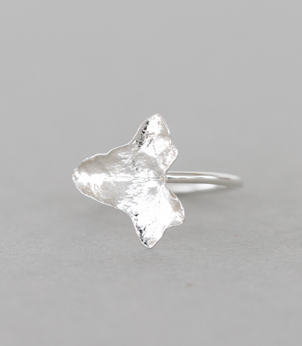 Efeublatt Ring Silber Gr. 57