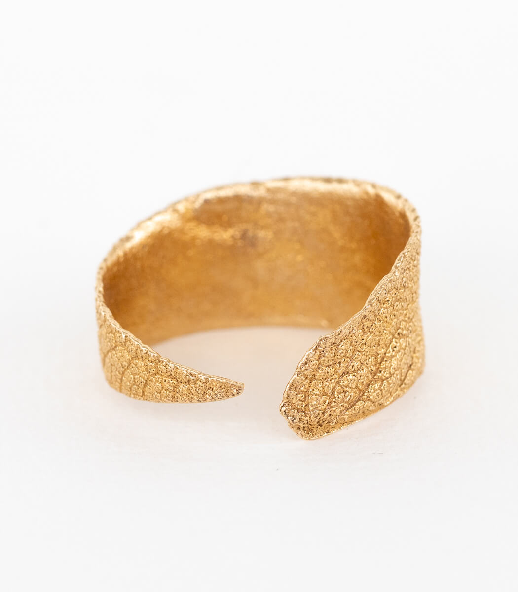 Salbei Ring halb Bronze Gr. 61
