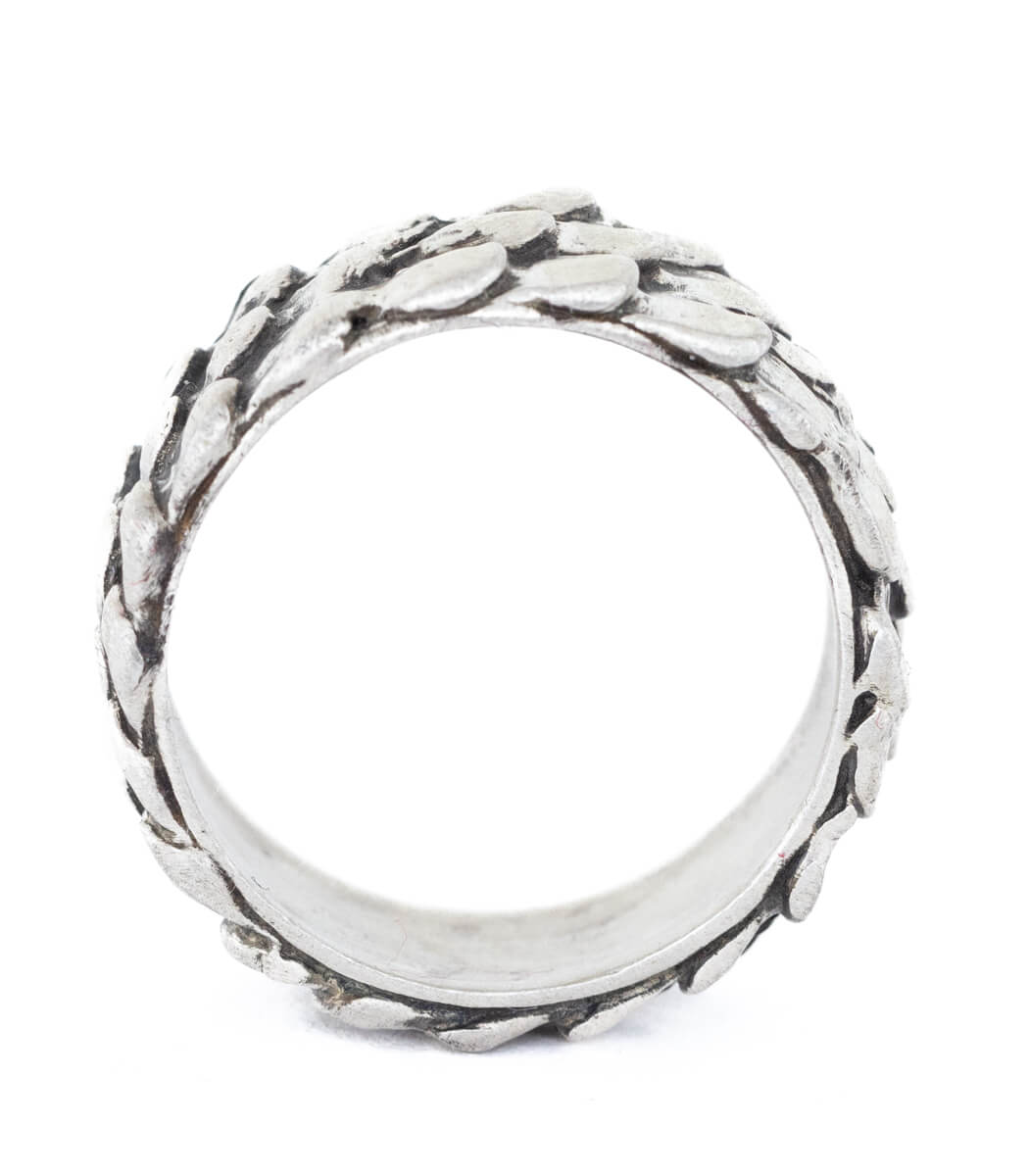 Fischschuppen Ring Silber