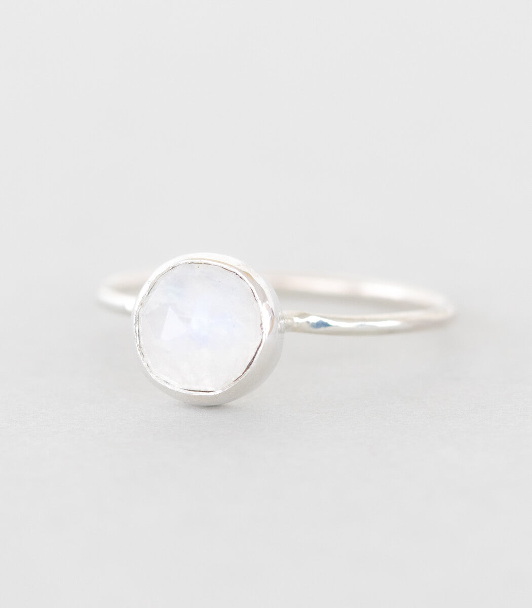 Mondstein Ring Silber Gr. 55