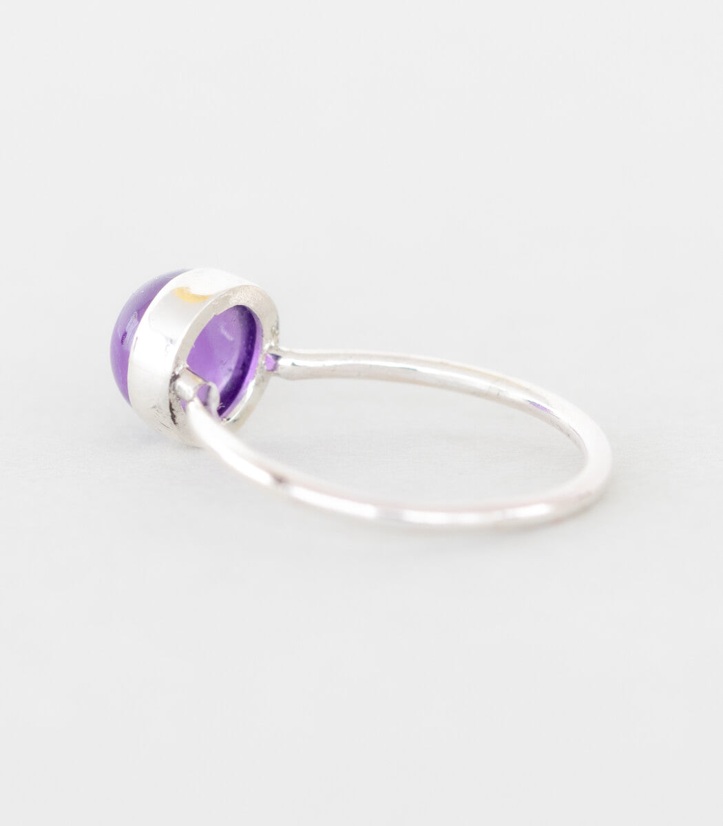 Amethyst Ring Silber Gr. 56