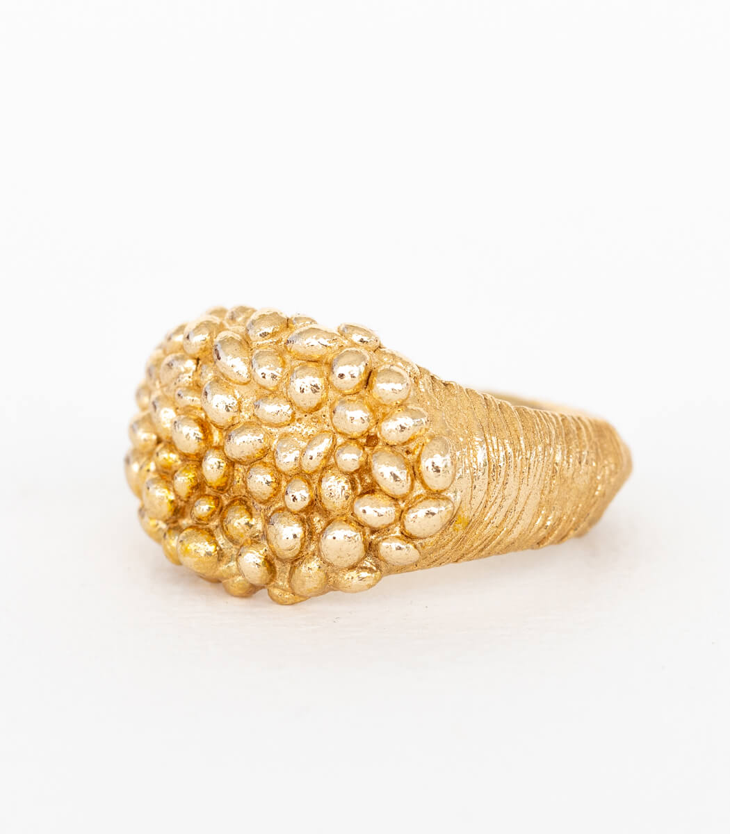 Bronze Ring Knospen Gr. 56