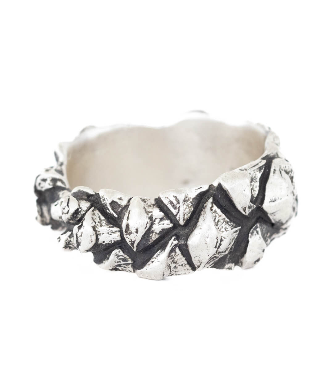 Zapfen Ring Silber Gr. 59