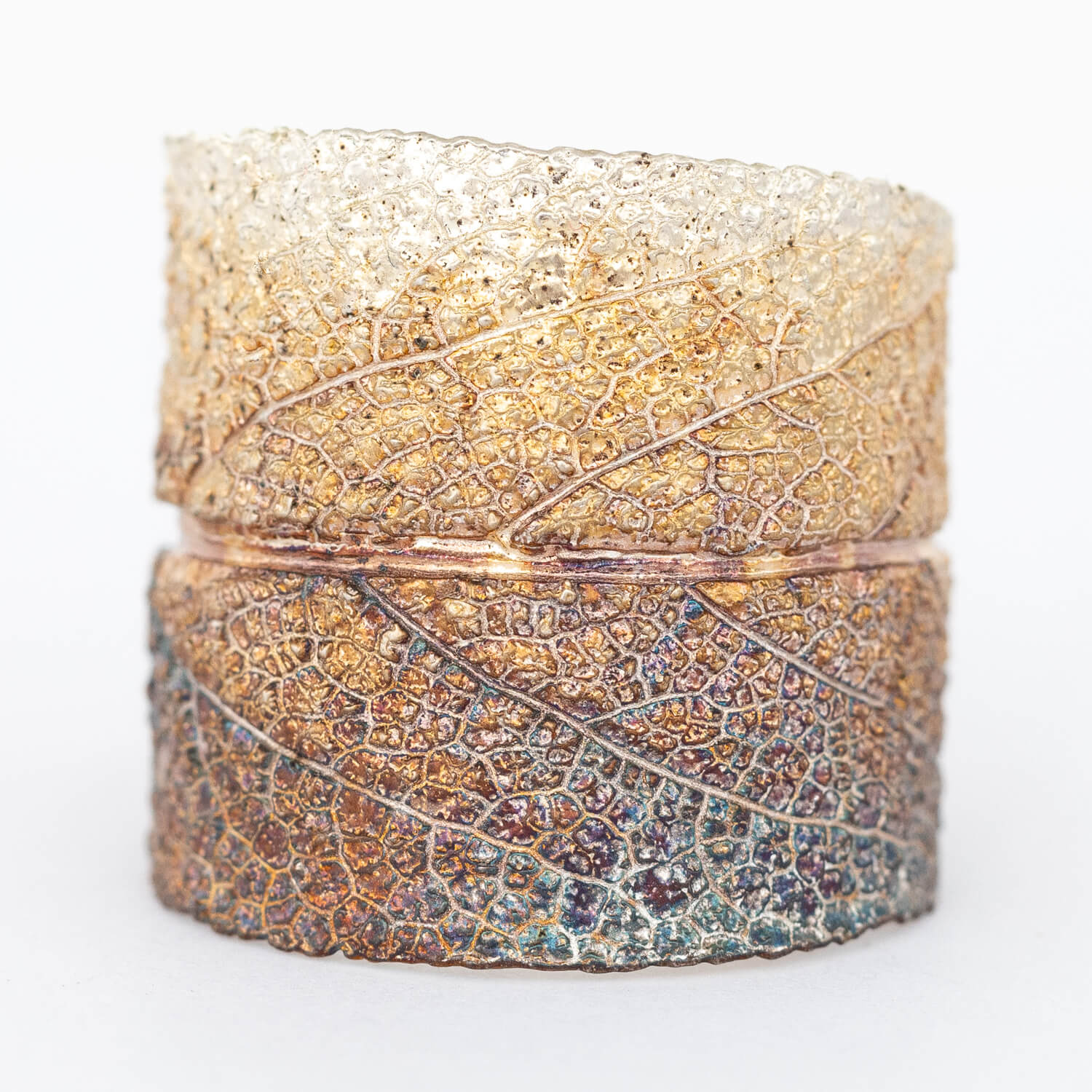 Salbeiblatt Ringe, handgefertigte Einzelstücke aus echten Blättern