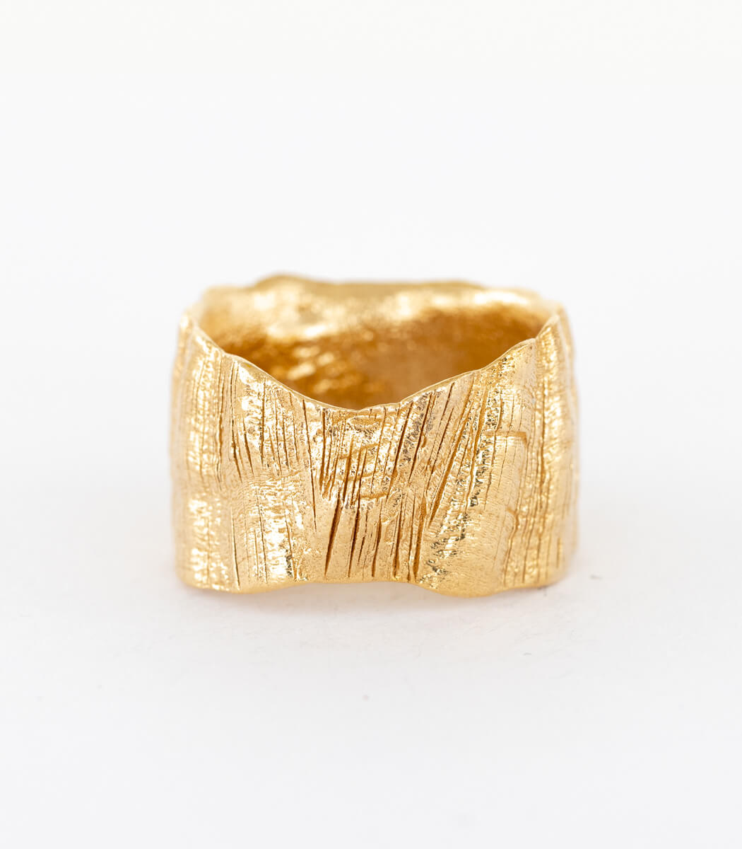 Bronze Ring Muschel Gr. 55