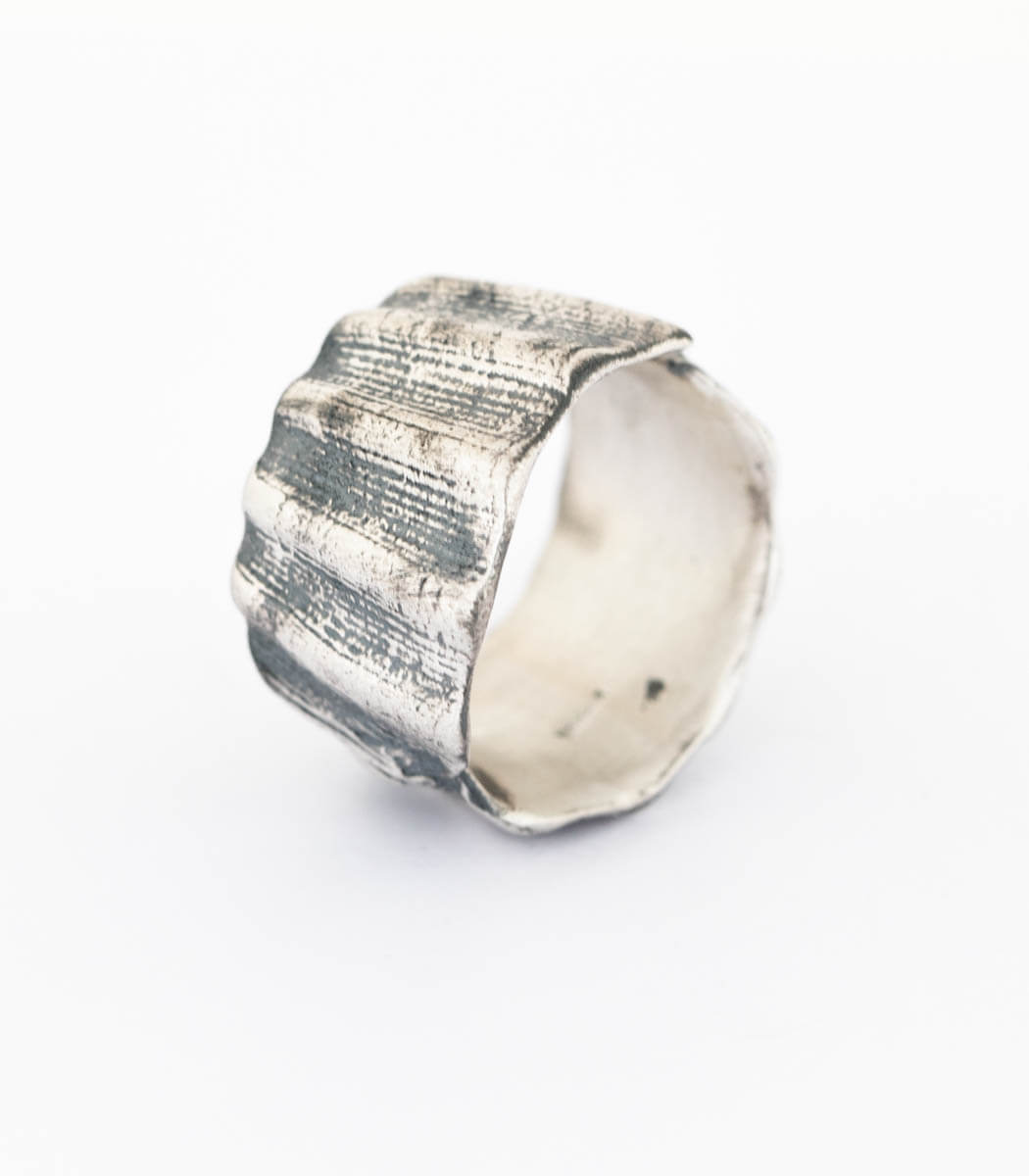 Silber Ring Muschel Gr.54