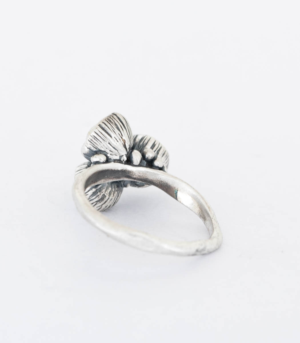 Silber Ring Blütenkelch Gr. 51