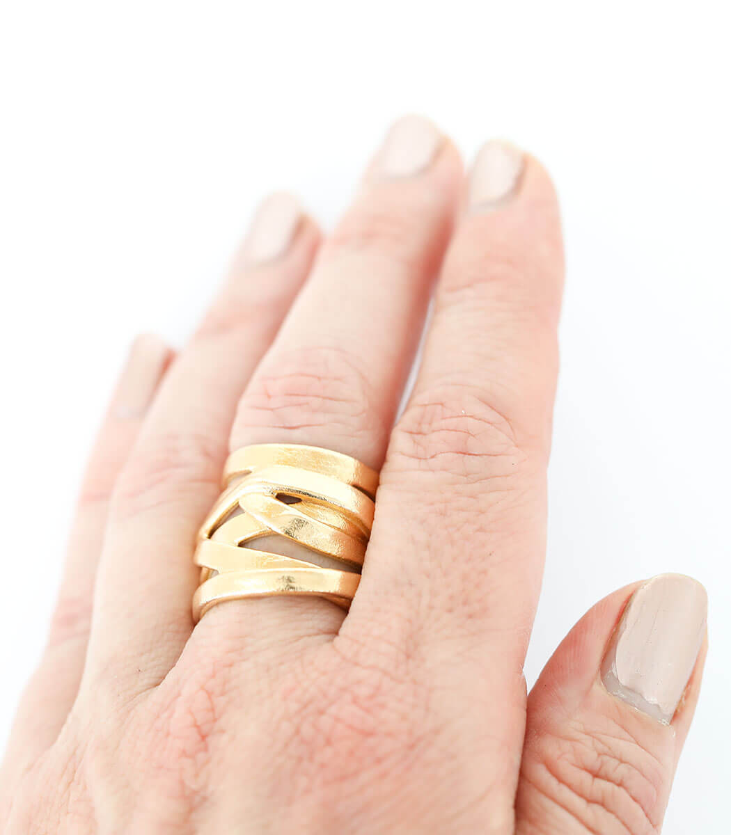 Bronze Ring Liane Gr. 60