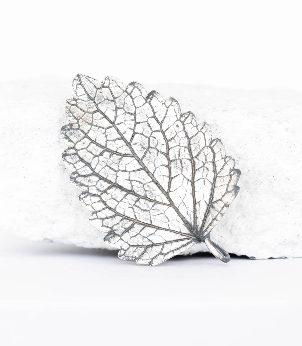 Silber Anhänger Melisse