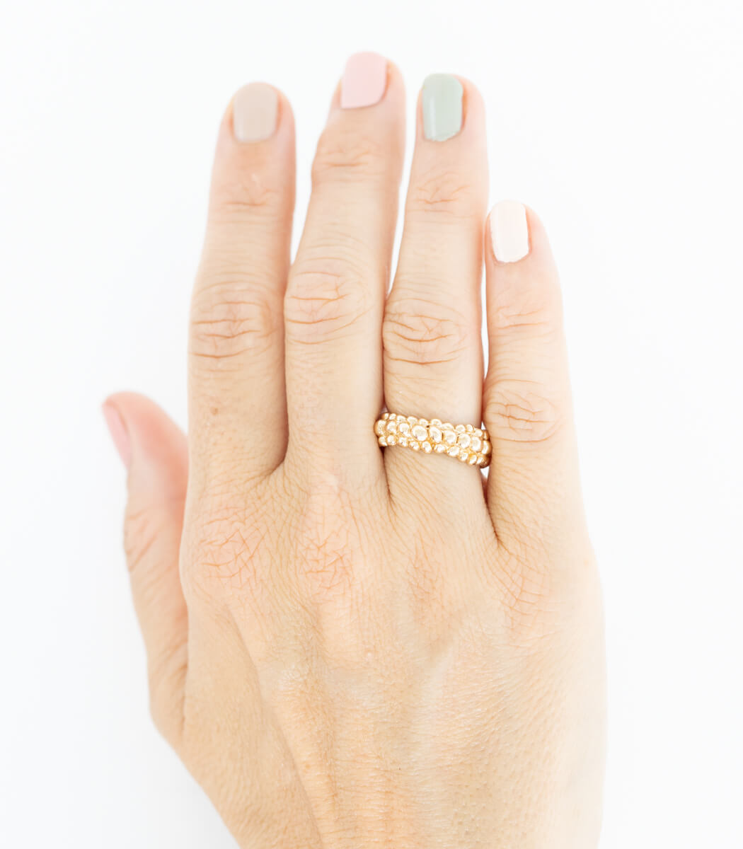 Ring Bronze Blütenknopspen Gr. 53