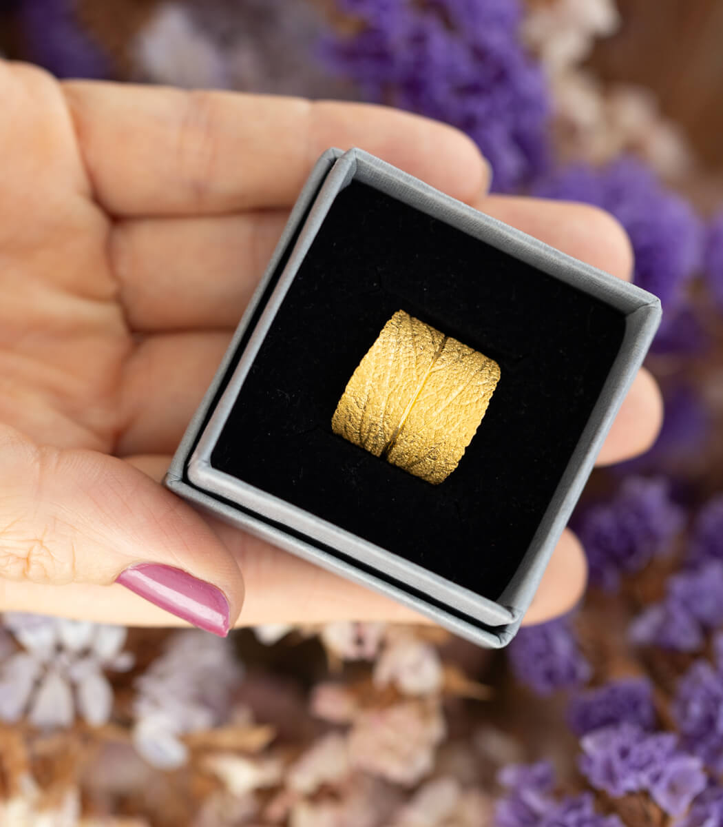 Gold Ring Salbei Gr. 54