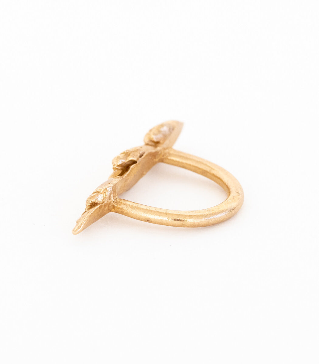 Bronze Ring Getreideähre Gr. 52