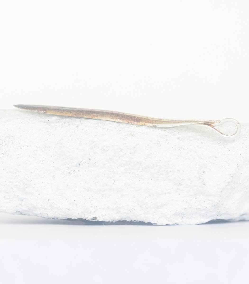 Silber Anhänger Olivenblatt