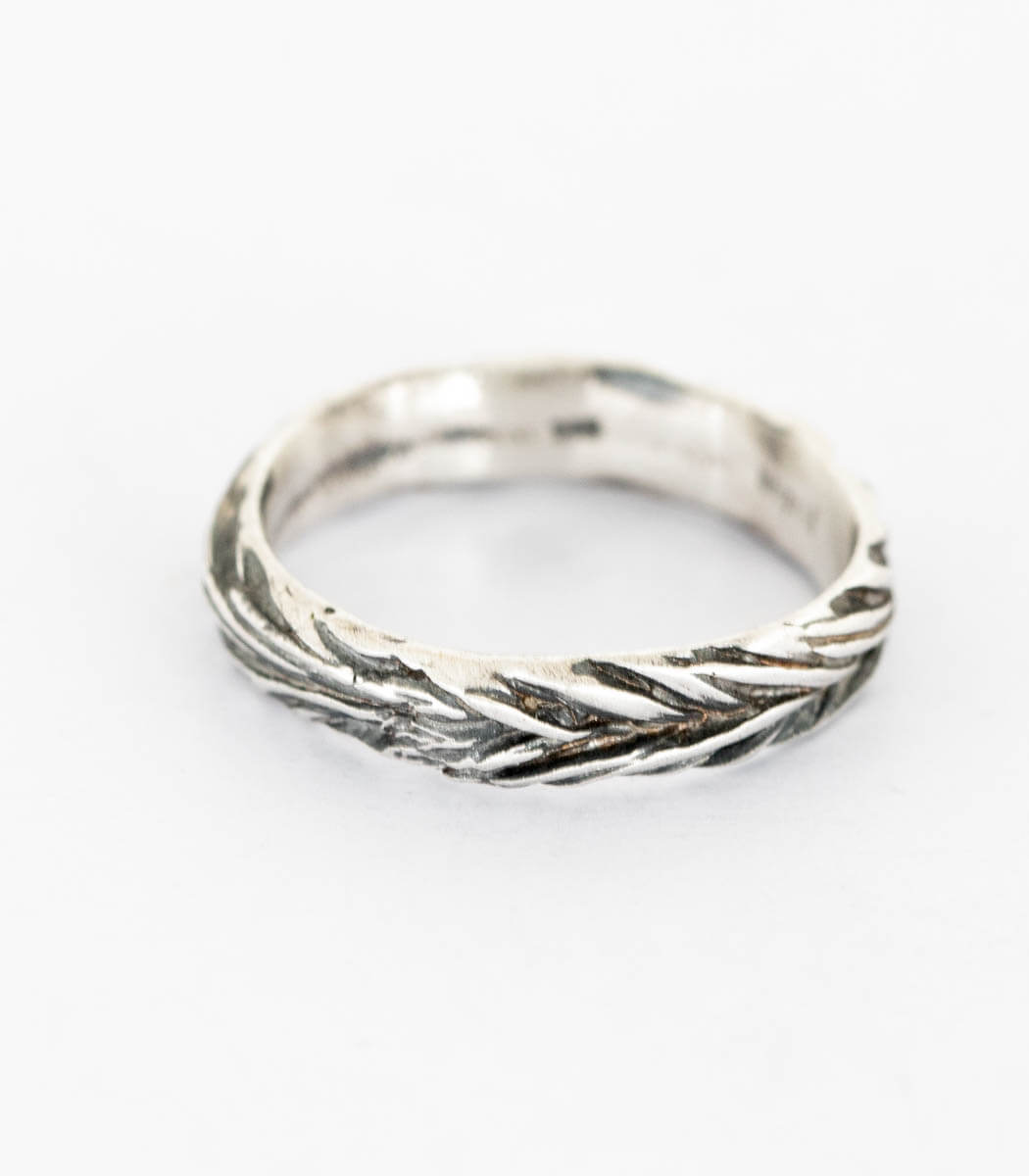 Silber Ring Gräser Gr. 51
